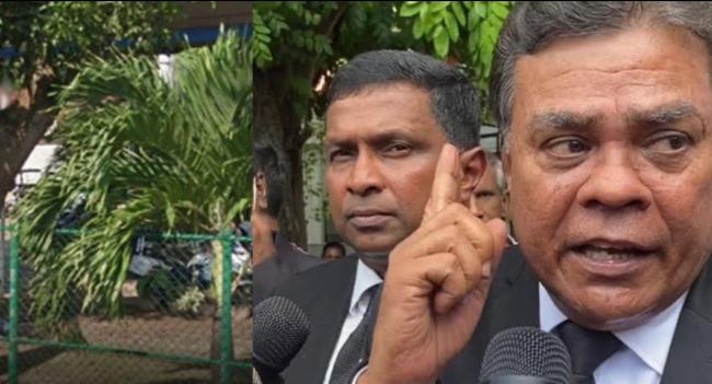 Wanninayake Gives Statement At Mt. Lavinia Police